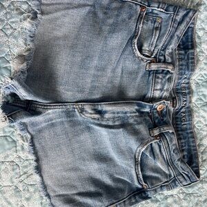 American Eagle Outfitters Light Blue Jean Shorts